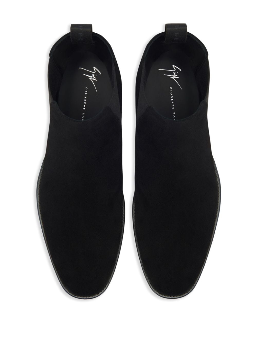 Ryim elasticated-panel velvet boots - 4