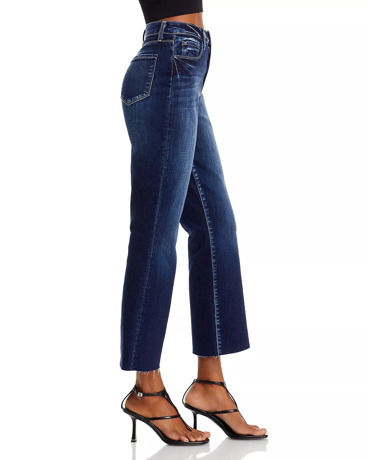 Kendra High Rise Cropped Flare Jeans in Columbia - 4