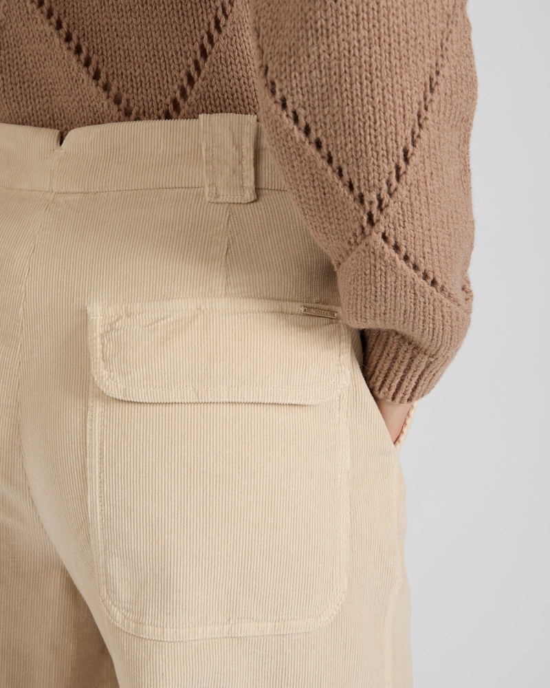 Wide fit corduroy trousers 4