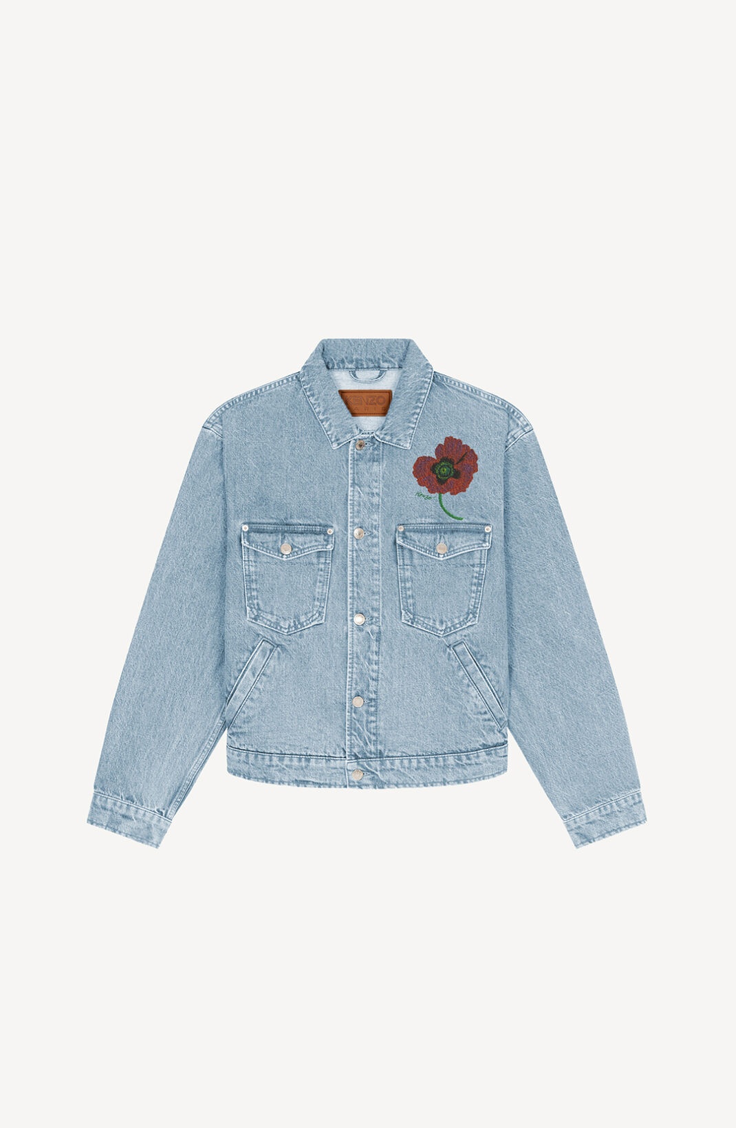 KENZO 'KENZO Poppy' denim jacket | REVERSIBLE