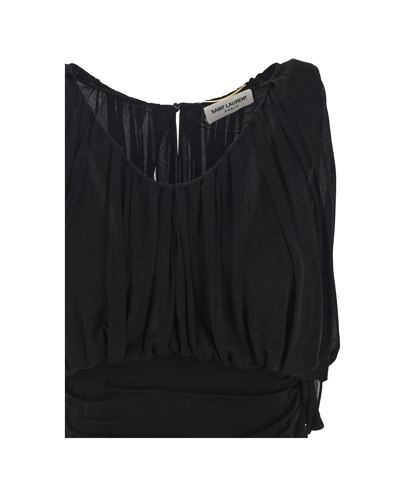 Draped Mini Dress - 3