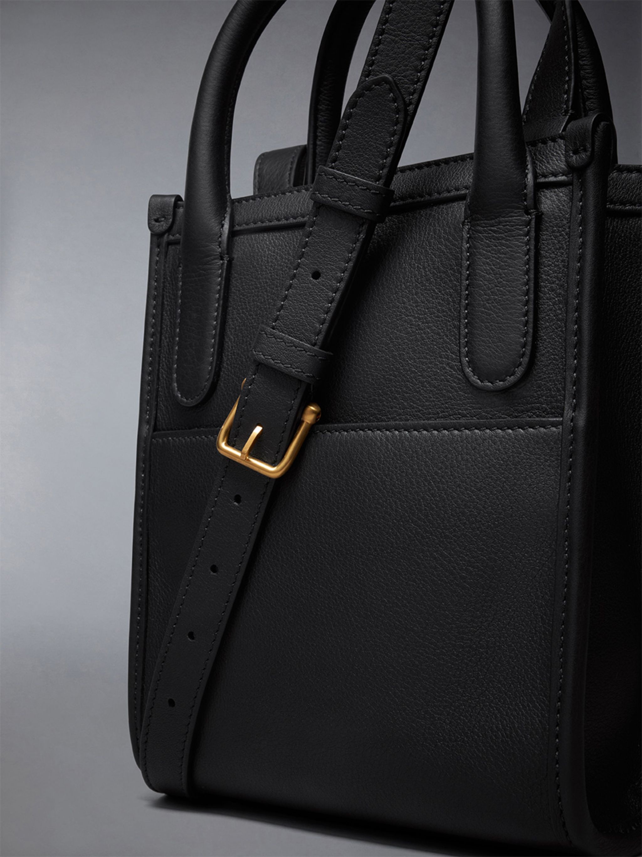 Vertical Mini Tote in Smooth Calf - 6