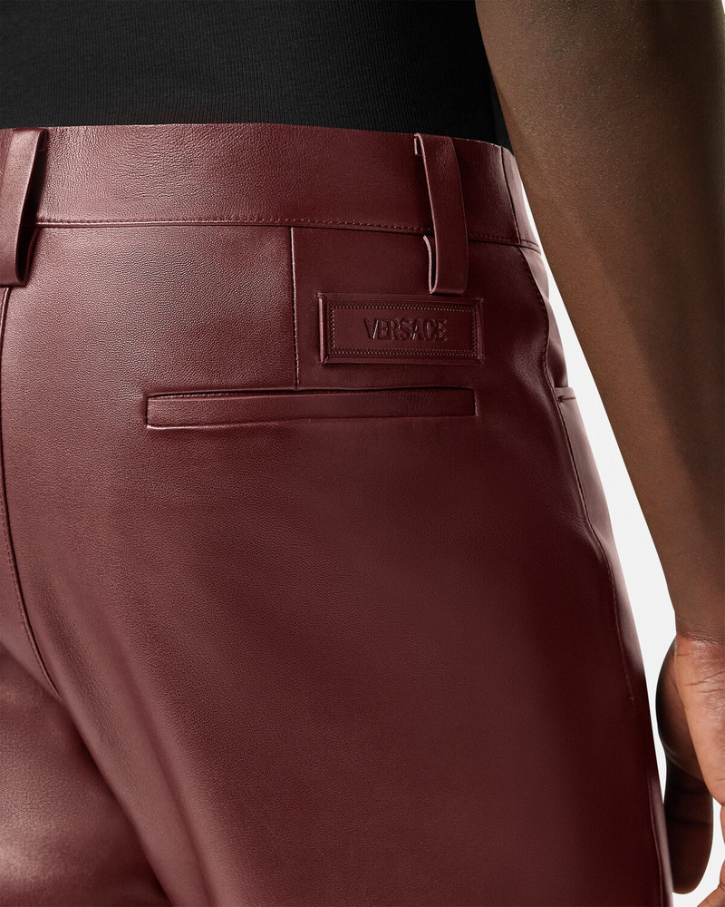 Flared Leather Pants 3