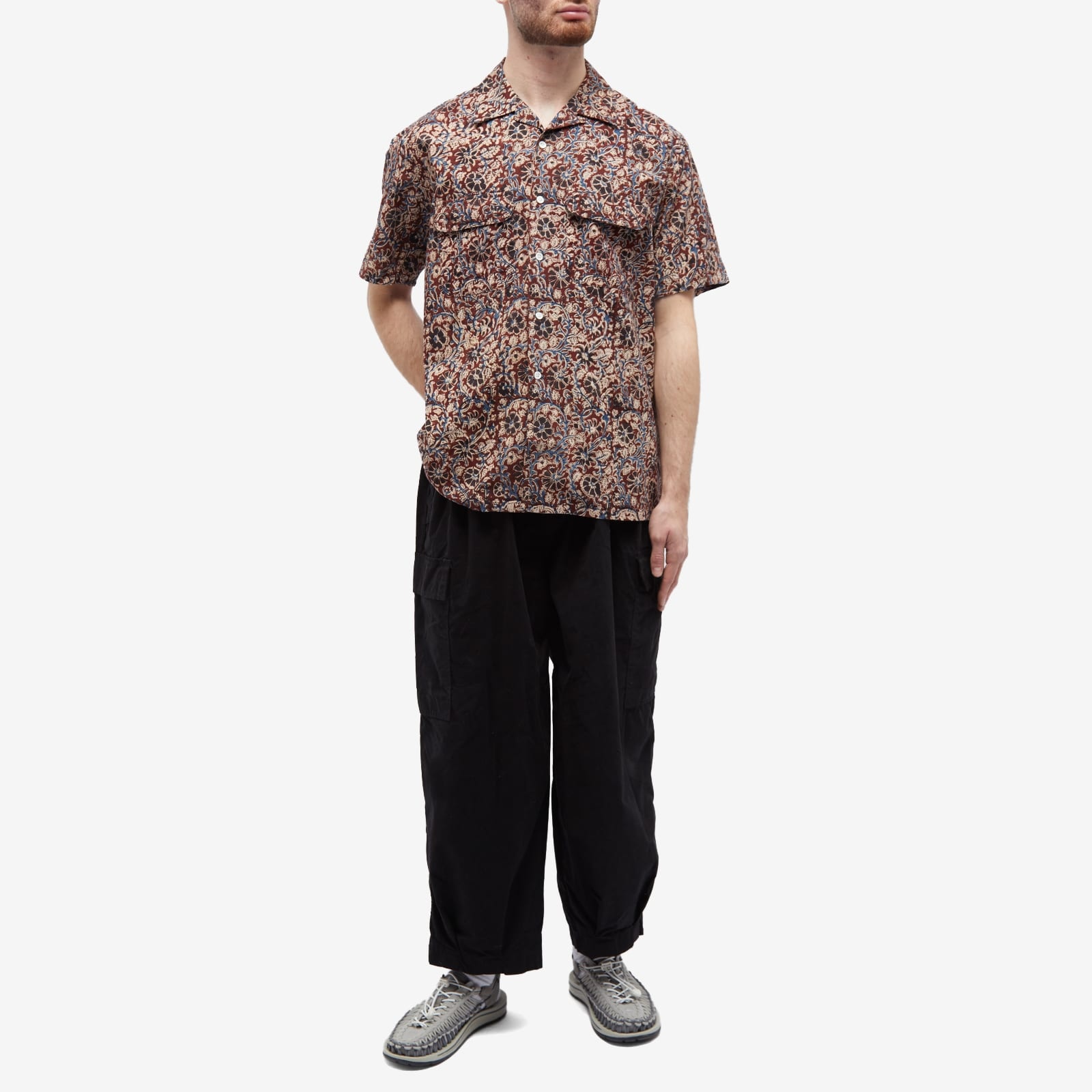 Beams Plus Block Print Vacation Shirt - 4