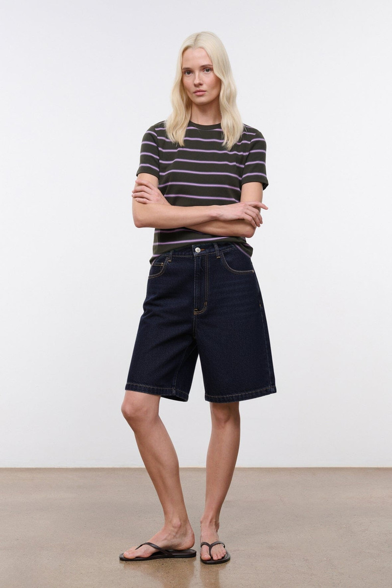 STAUD TREVOR BERMUDA SHORT INDIGO 1