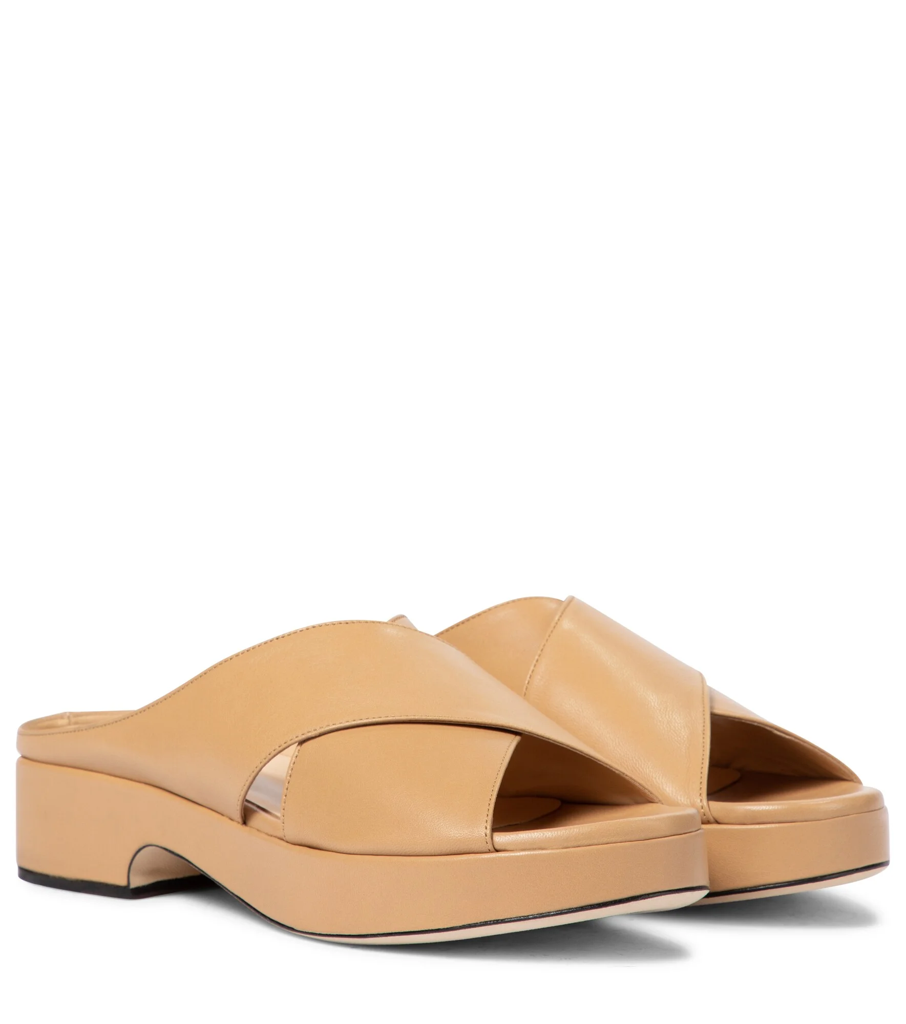 Iggy leather platform sandals - 1