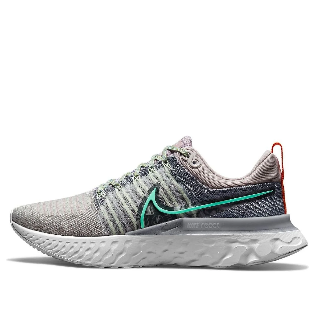 (WMNS) Nike React Infinity Run Flyknit 2 'Violet Ash Light Menta' DC4629-500 - 1