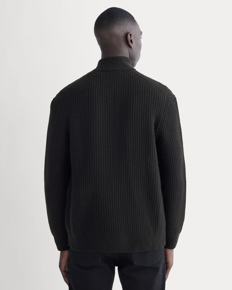THE FELTED MERINO HALF-ZIP SWEATER 5