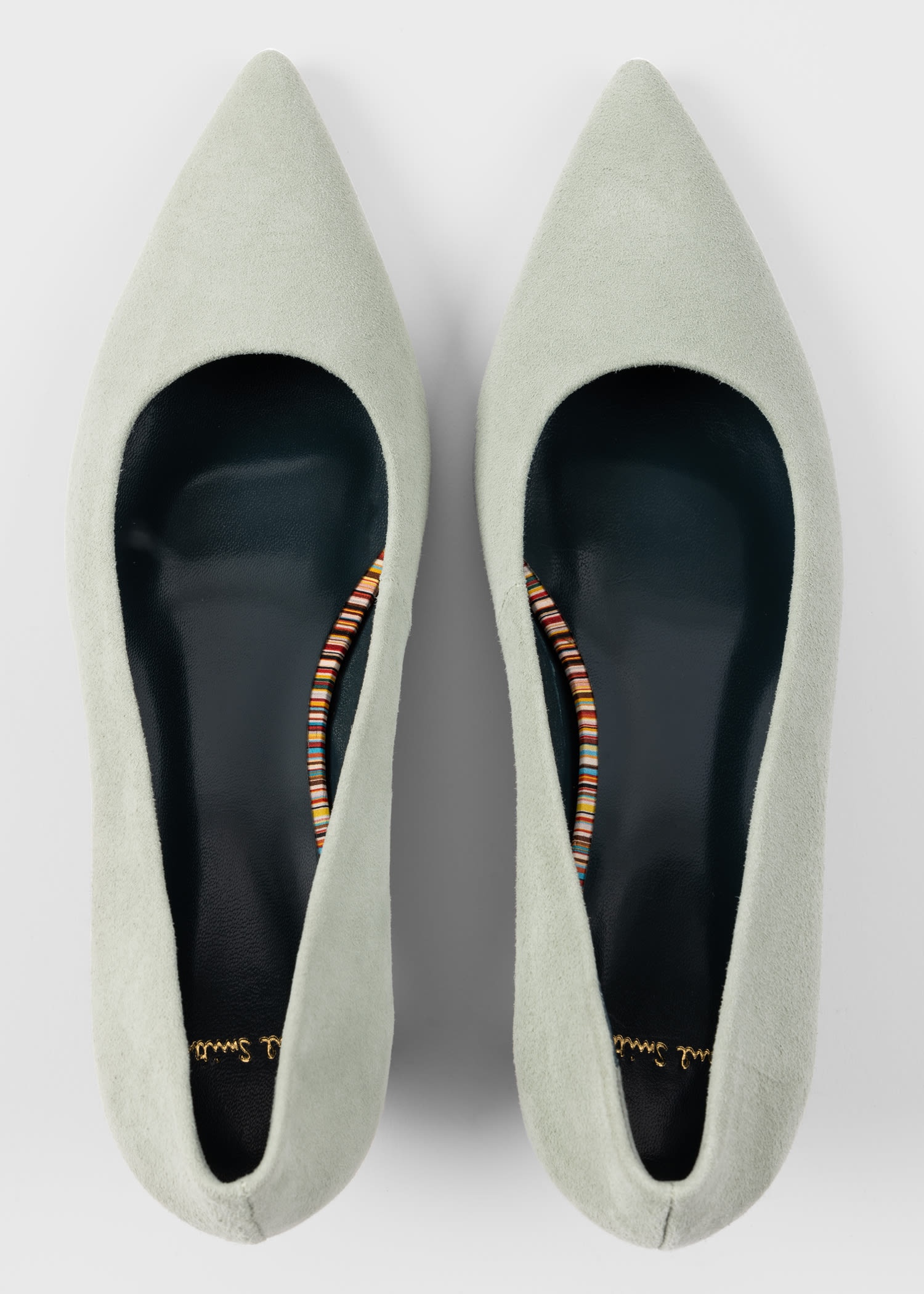 Sage Suede 'Sonora' Heel Court Shoes - 3