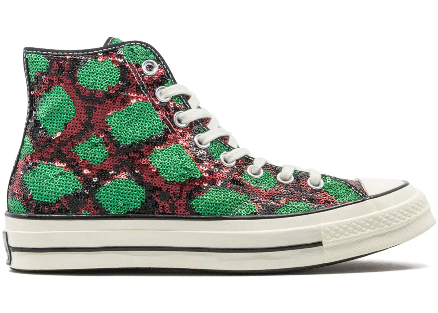 Converse Chuck Taylor All Star 70 Hi Snake Pattern Red Green - 1