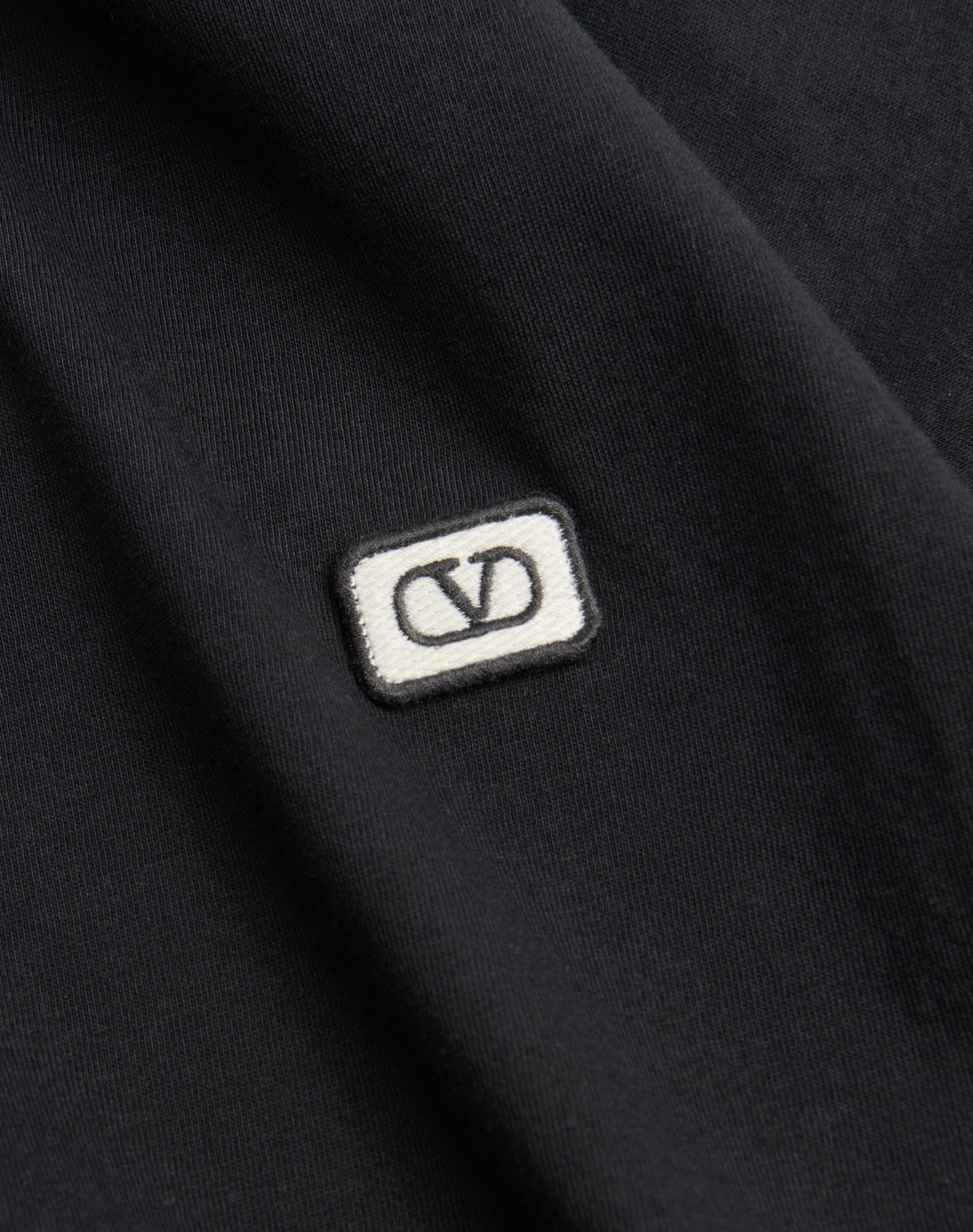 COTTON T-SHIRT WITH VLOGO PATCH - 3