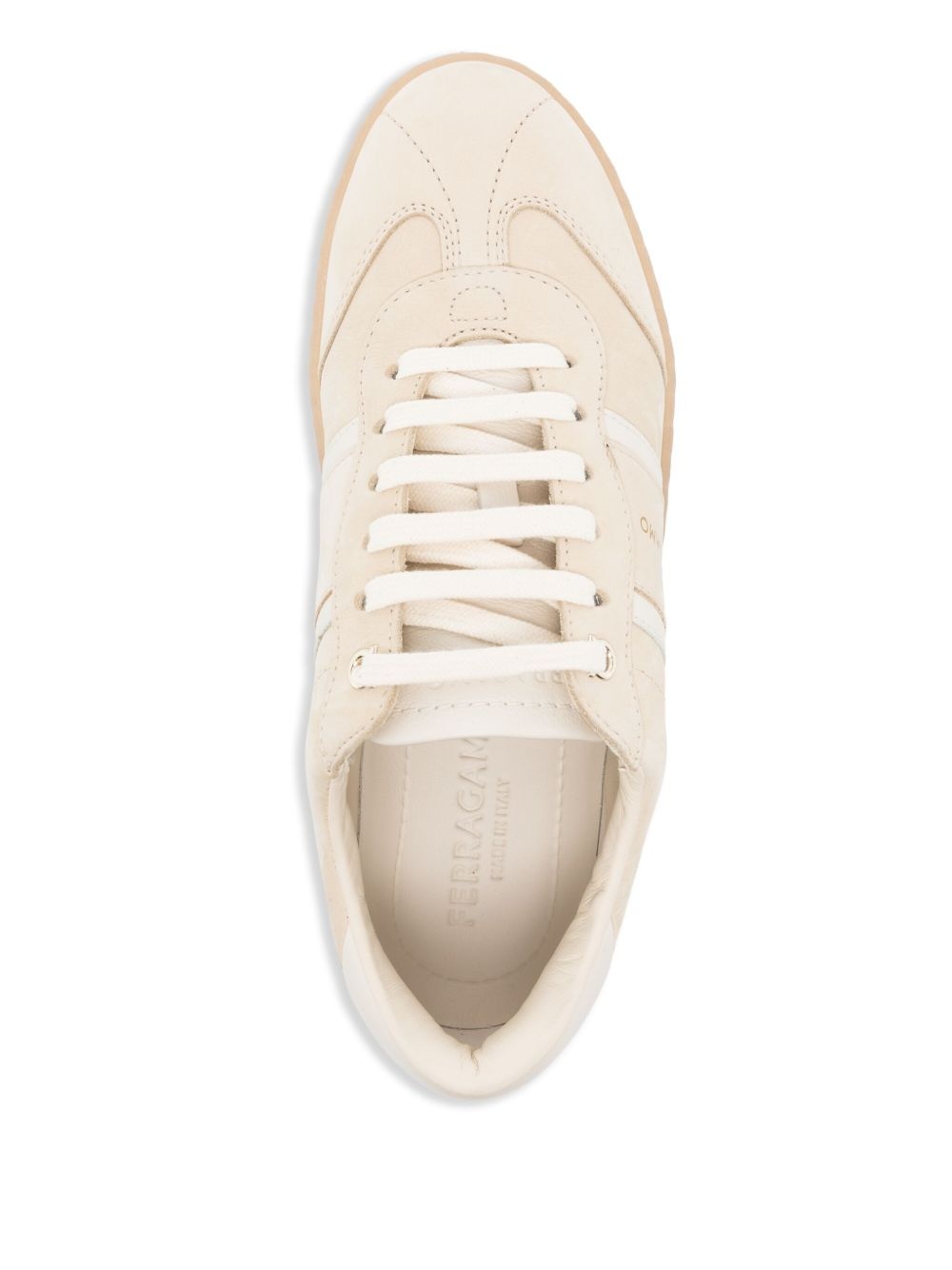 logo-stamp sneakers - 4