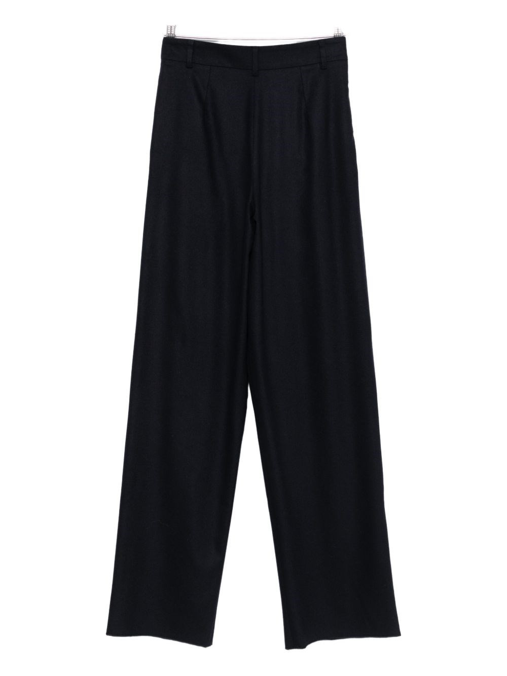 Wool checked trousers - 3
