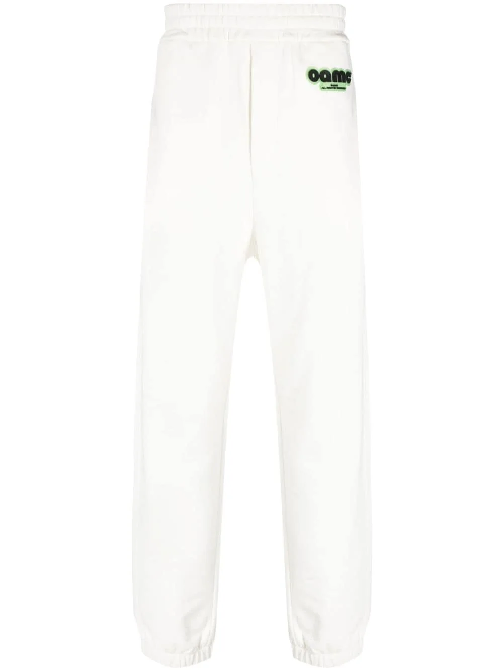 logo-patch jersey track pant - 1