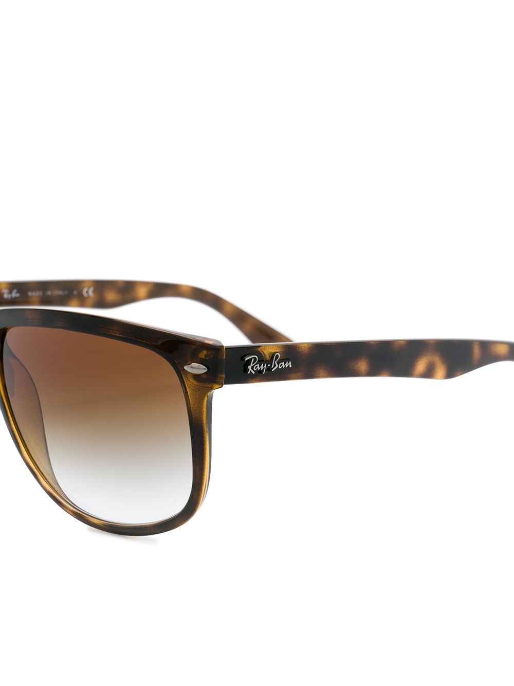 tortoiseshell frame sunglasses - 3