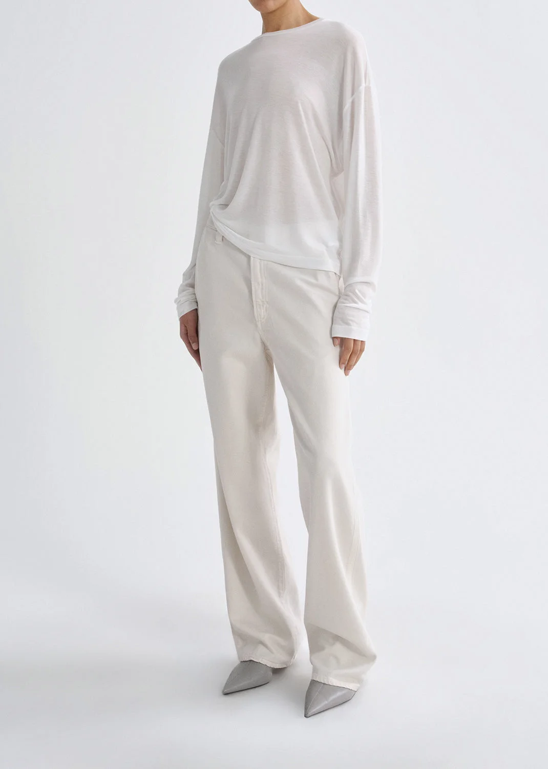 LYNDON PANT (FLYWEIGHT) IN BONE - 1