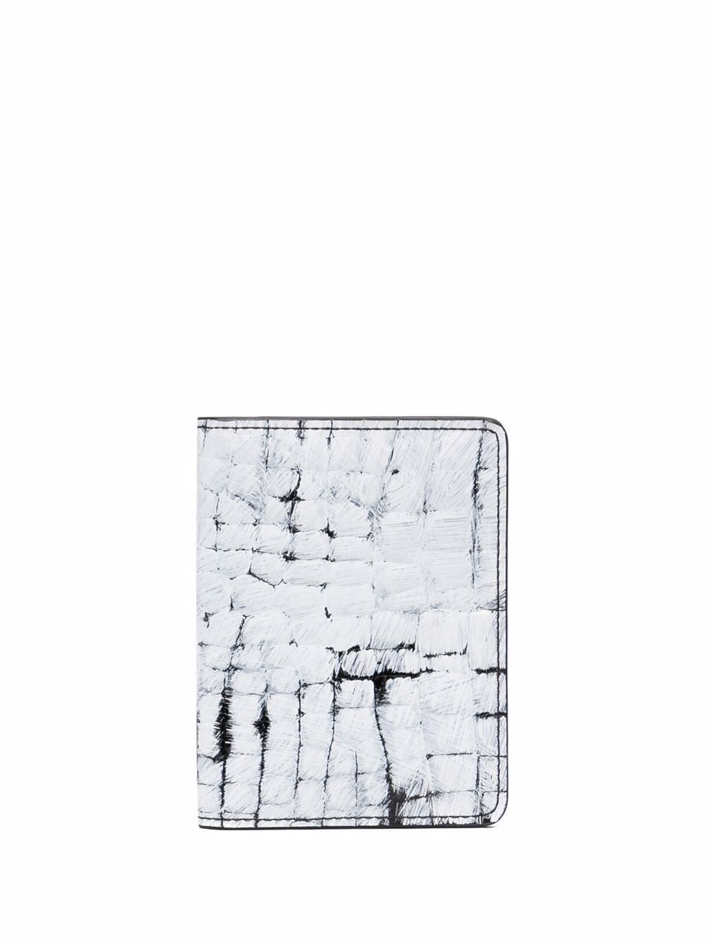 brush stroke print wallet - 1