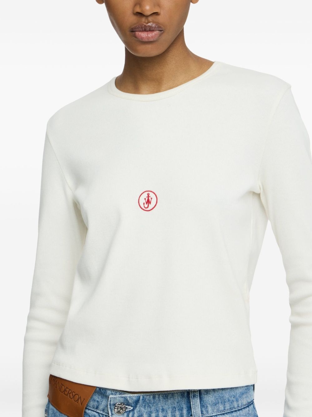 logo-embroidered T-shirt - 4