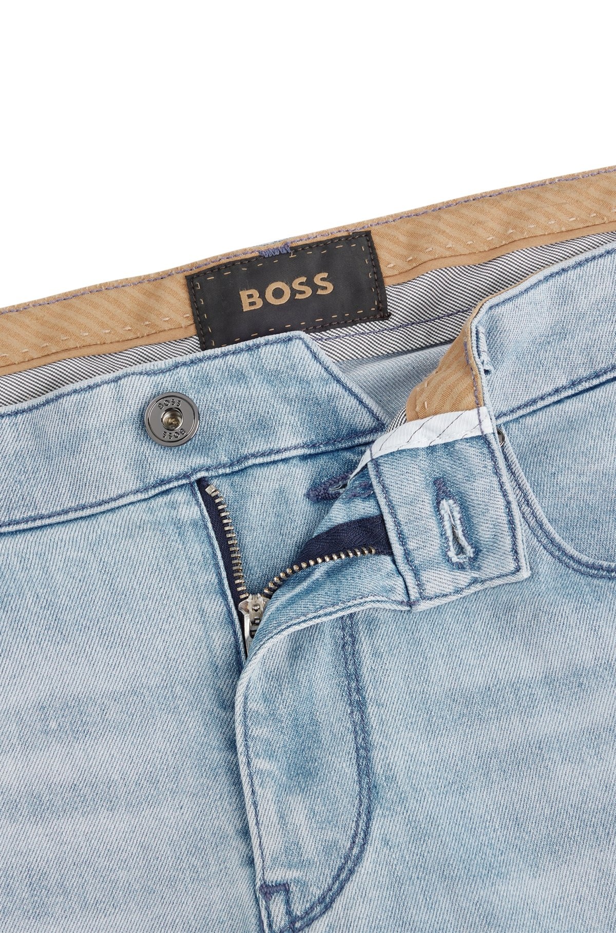 SLIM-FIT JEANS IN BLUE ITALIAN DENIM - 6