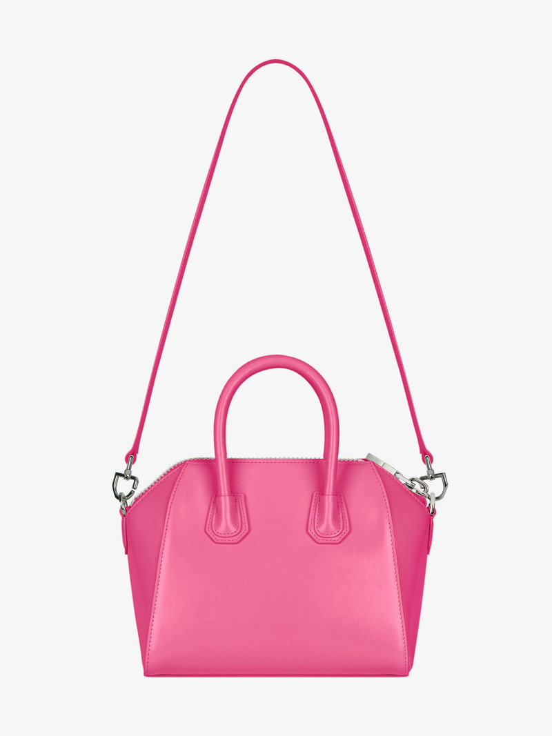 MINI ANTIGONA BAG IN BOX LEATHER 4