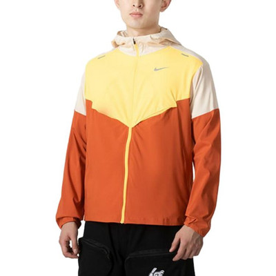 Nike Nike UV Windbreaker Jacket 'Yellow Orange' CZ9071-234 outlook