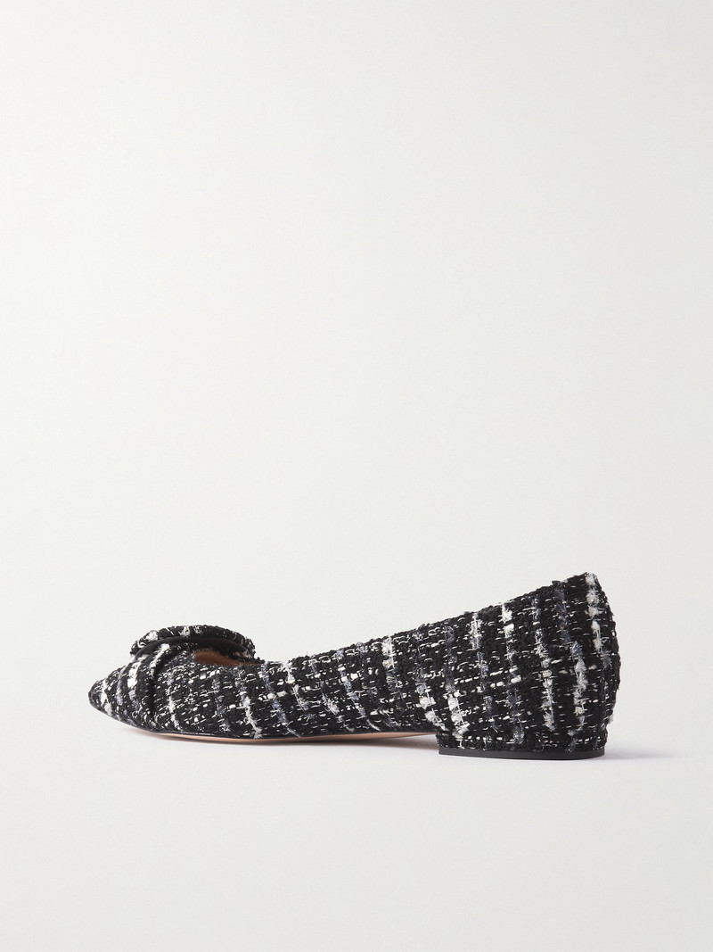 Venezia Bouclé-tweed Point-toe Flats 3