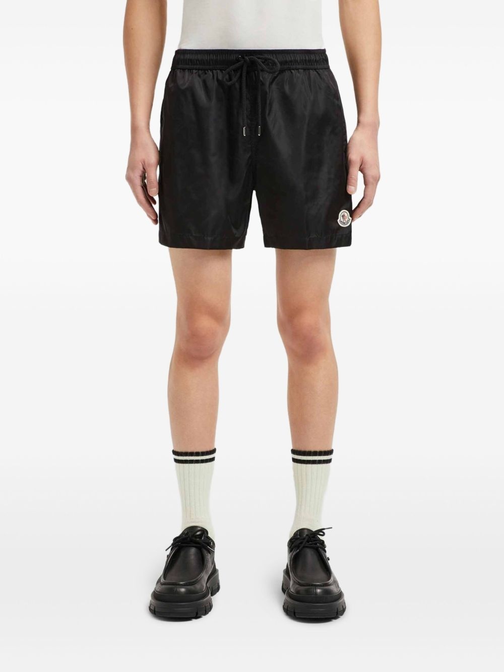 appliqué swim shorts - 3