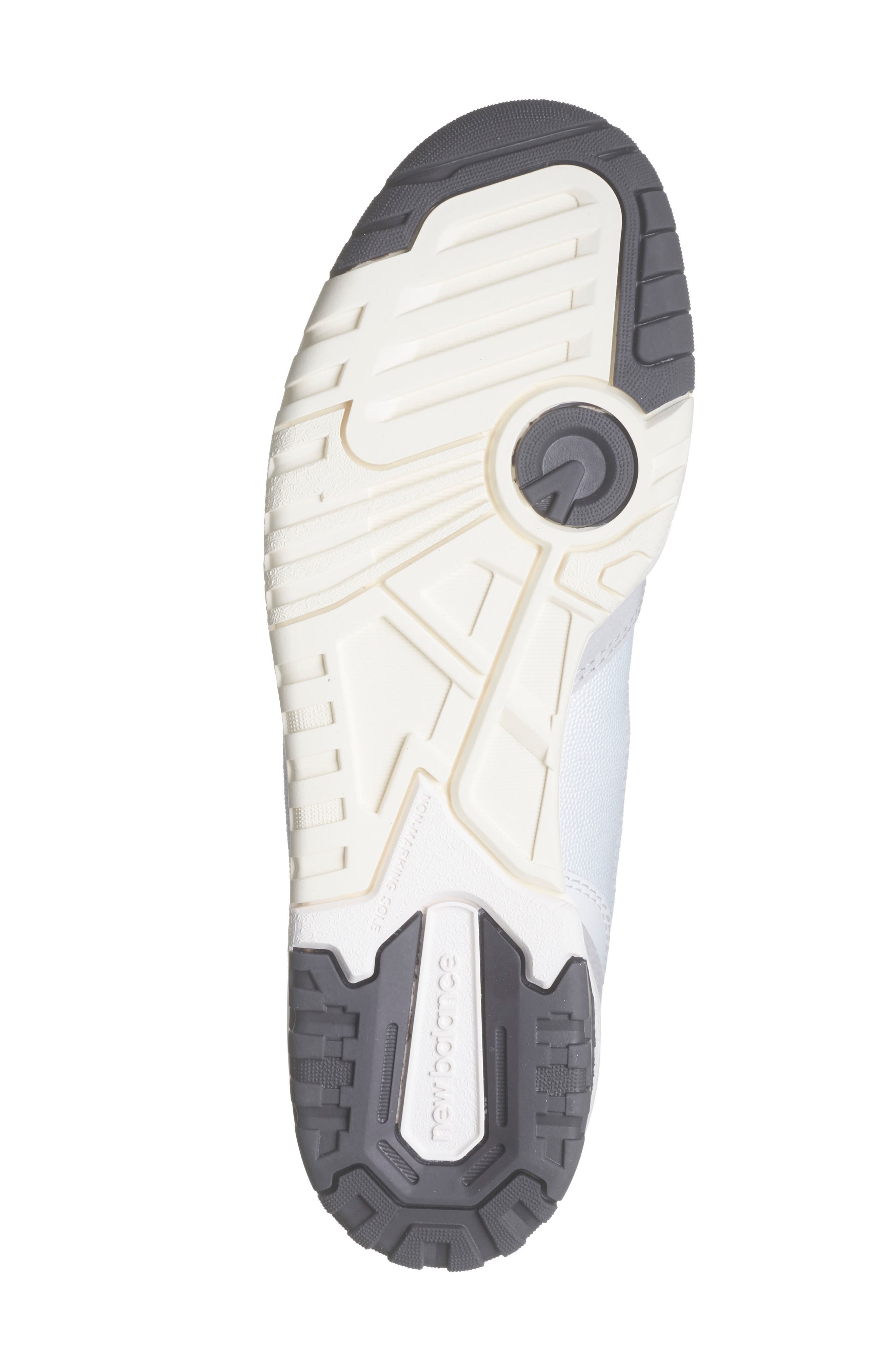 New Balance 550 Basketball Sneaker in Oyster White/Black at Nordstrom - 6