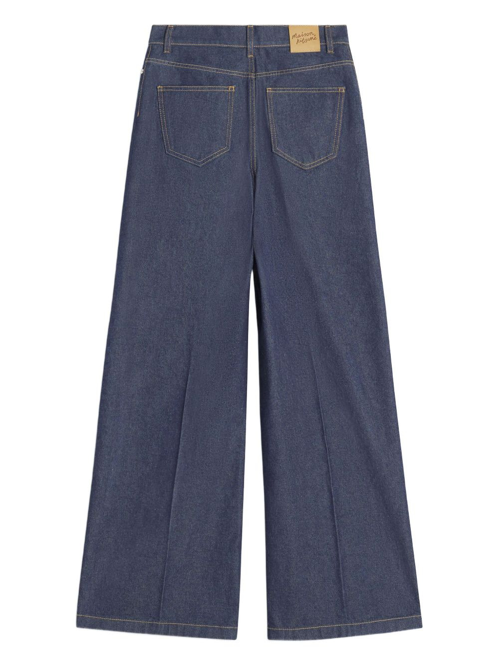 high-waisted wide-leg jeans - 5