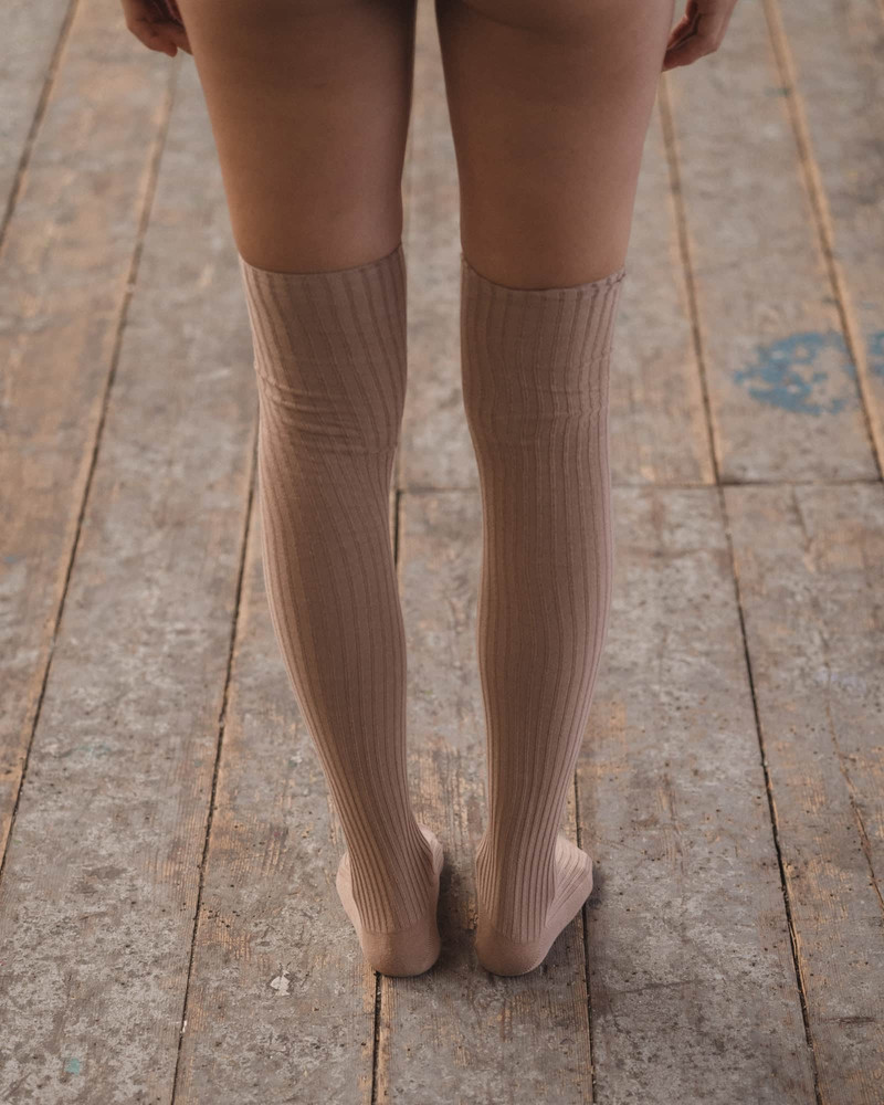Overknee Socks - Organic Cotton Rib 3
