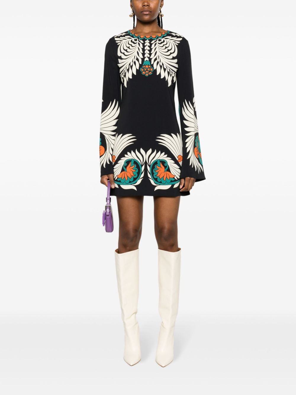 Mini Supremes-print swing dress - 2