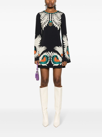La DoubleJ Mini Supremes-print swing dress outlook