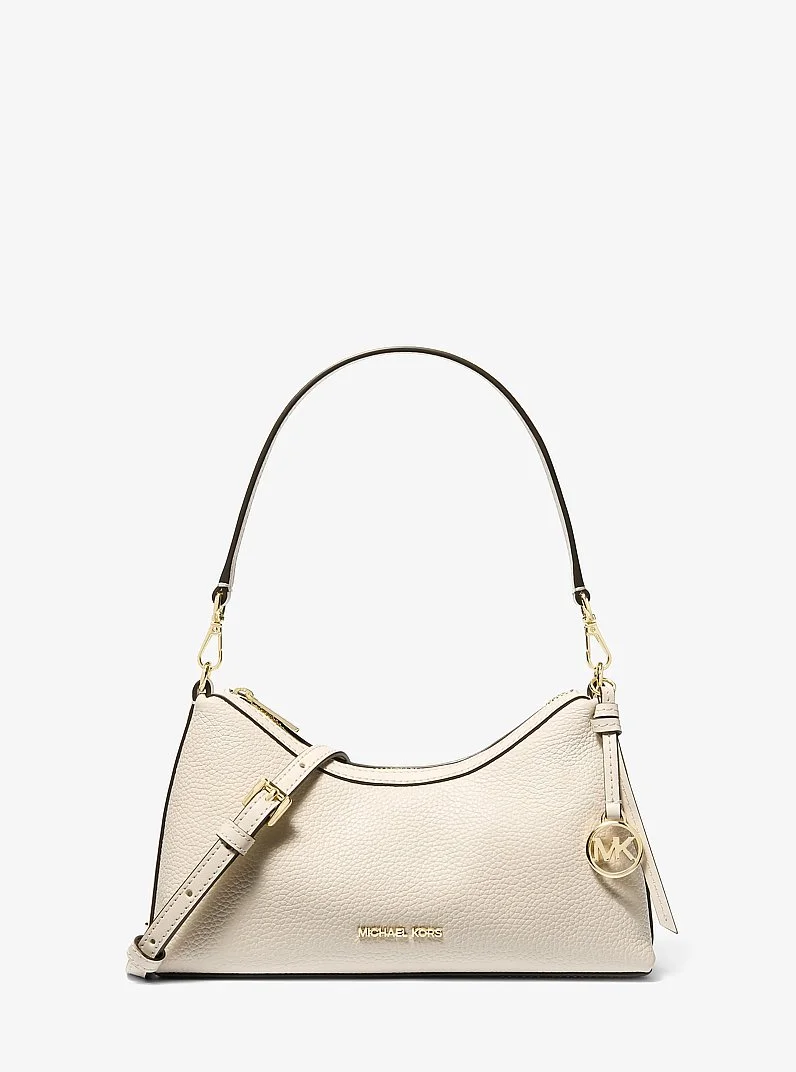 Sammy Small Pebbled Leather Convertible Crossbody Bag - 1