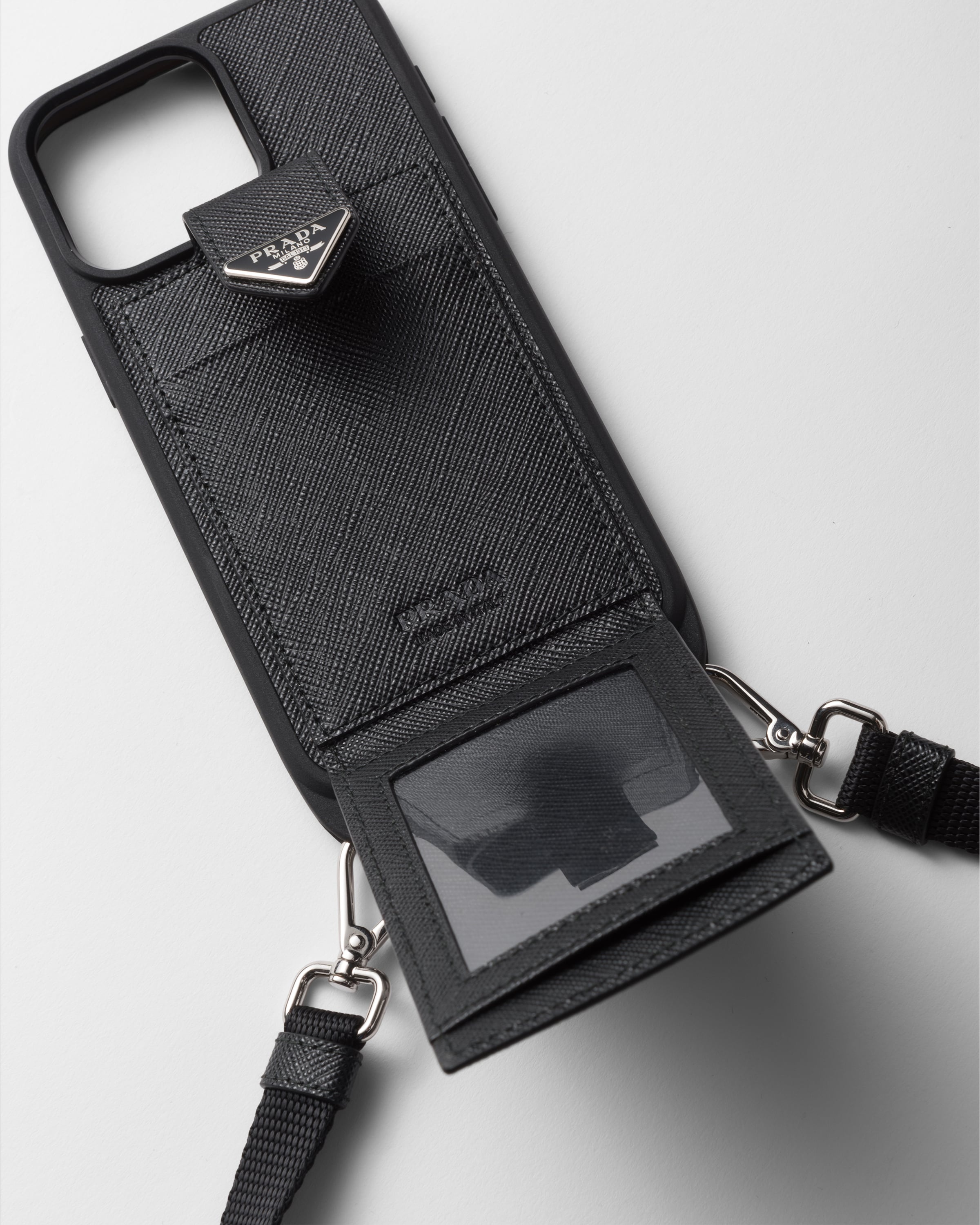 Saffiano leather cover for iPhone 15 Pro Max - 3