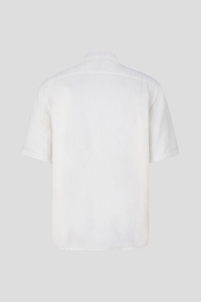 BOGNER Lykos Short-sleeved linen shirt in White outlook