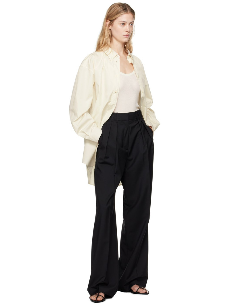 RÓHE Black Tailored Trousers outlook