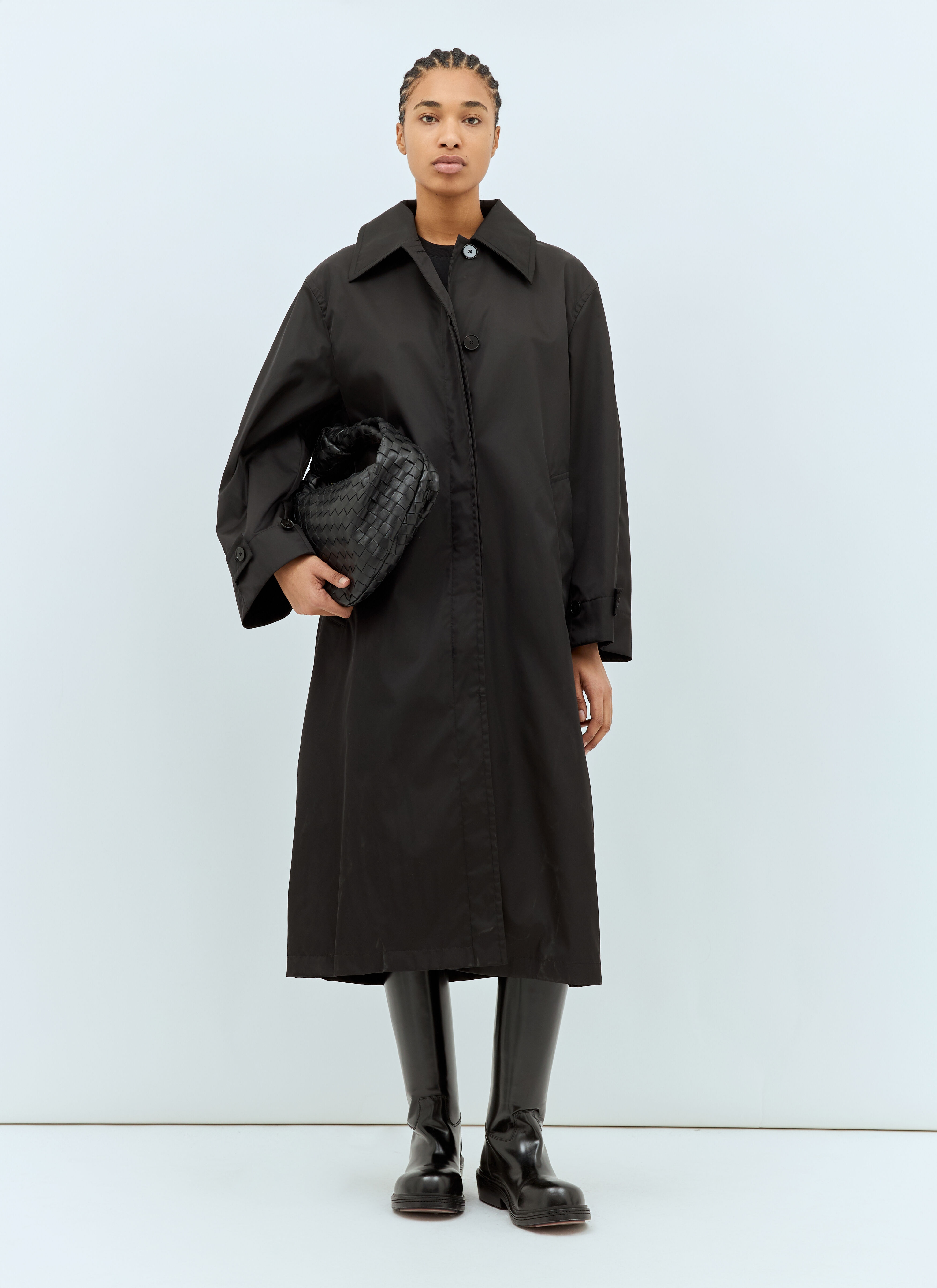 Spread Collar Rain Coat - 2