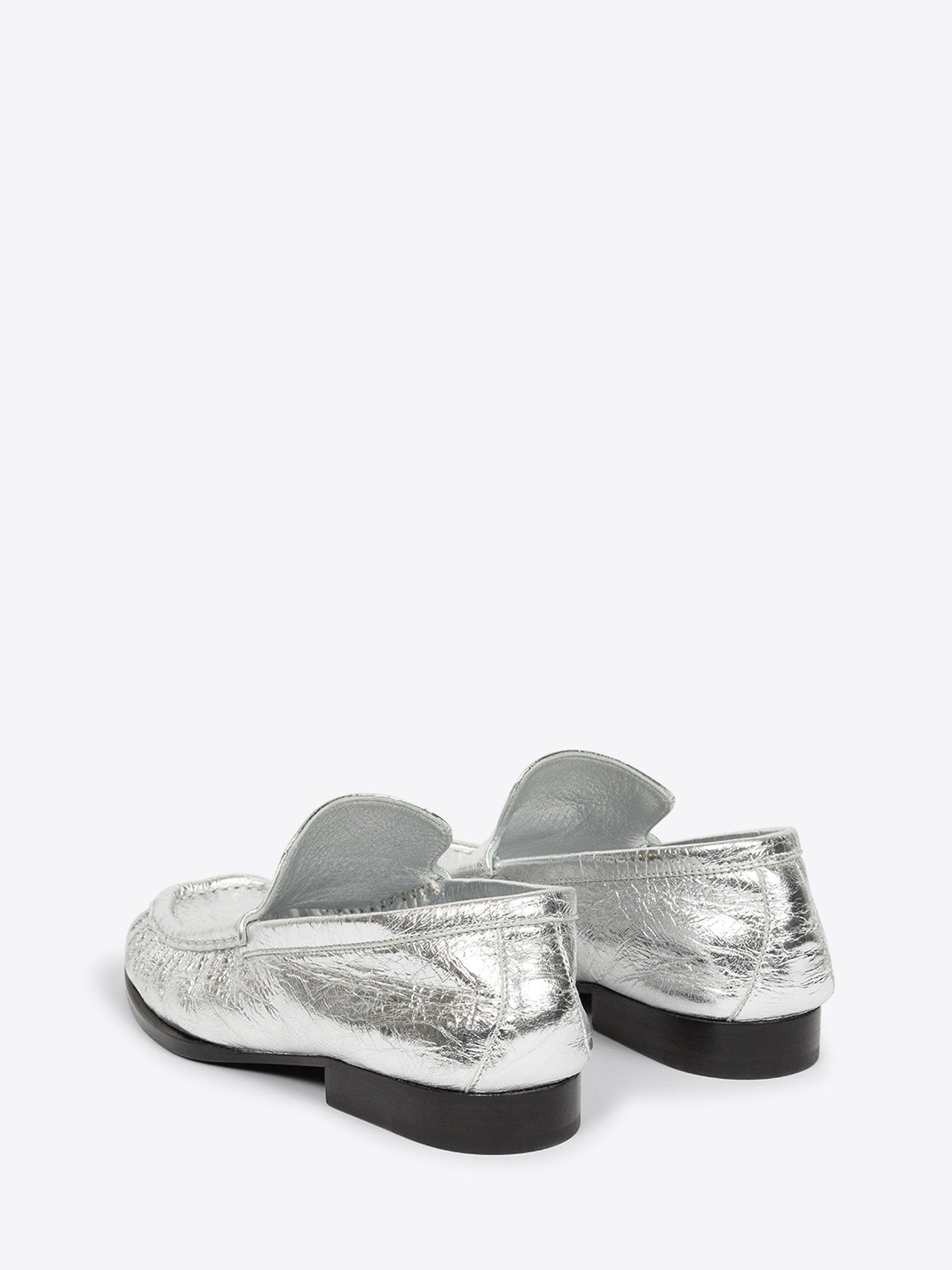 METALLIC LOAFERS - 4