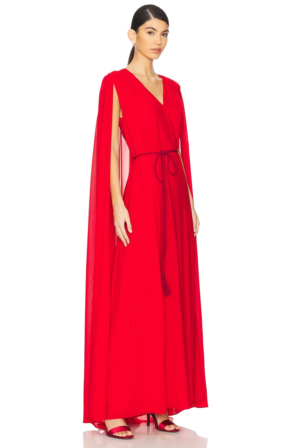 Zenaida Maxi Cape Gown - 2