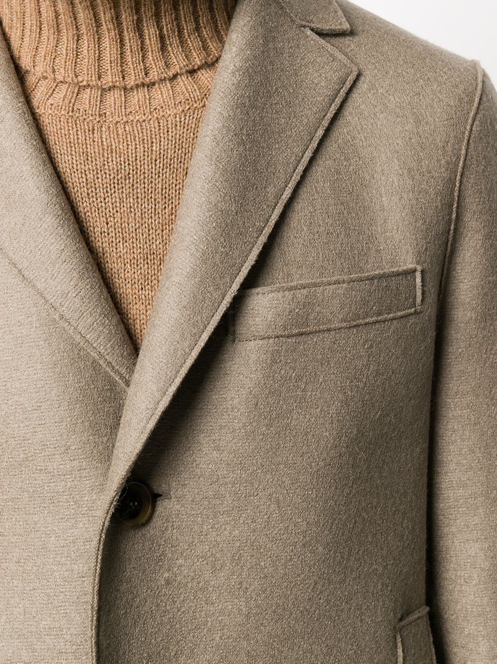 straight fit coat - 5