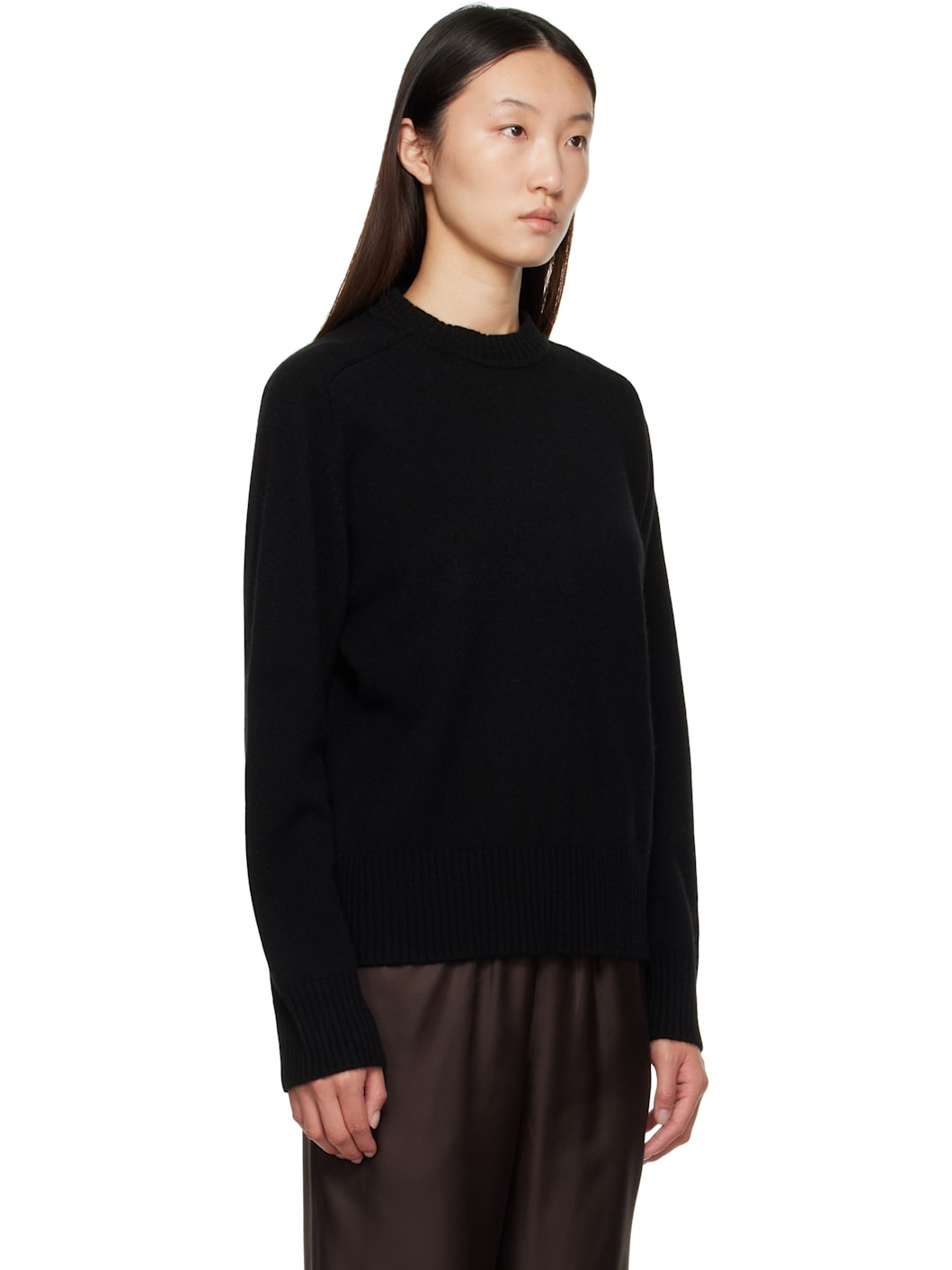 Black Baltra Cashmere Sweater - 2