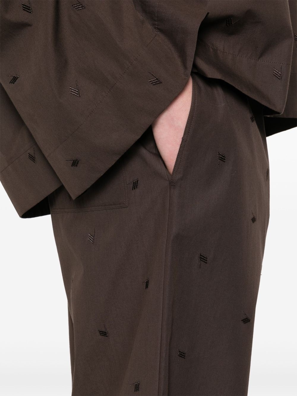 straight-leg trousers - 5