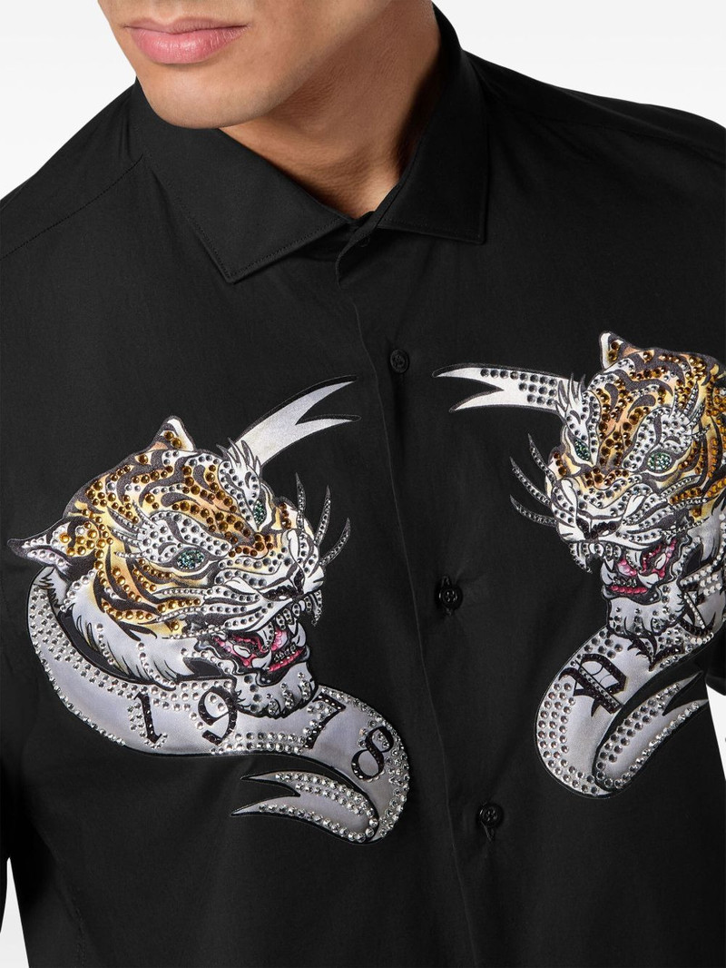 Gothic Plein-print shirt 6