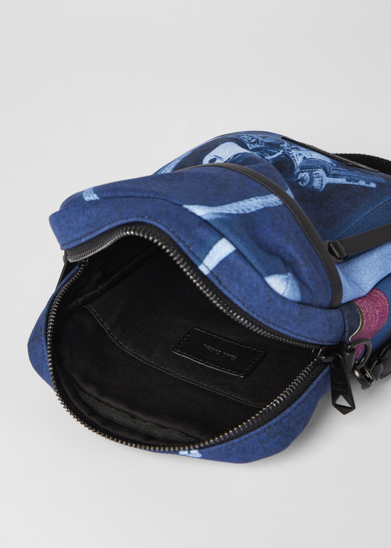 Indigo Blue 'X-Ray Print' Flight Bag 6