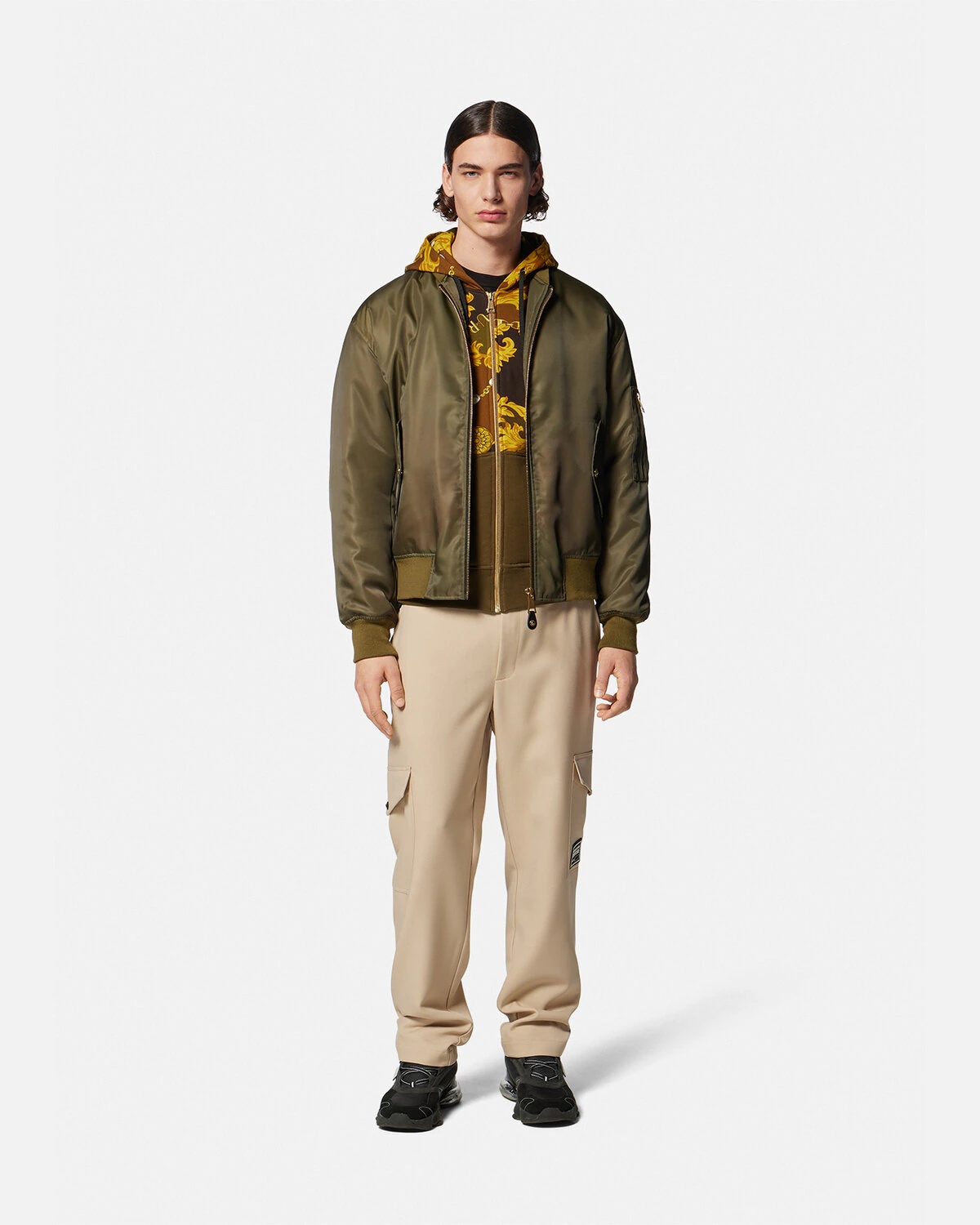 Chain Couture Zip Hoodie - 2
