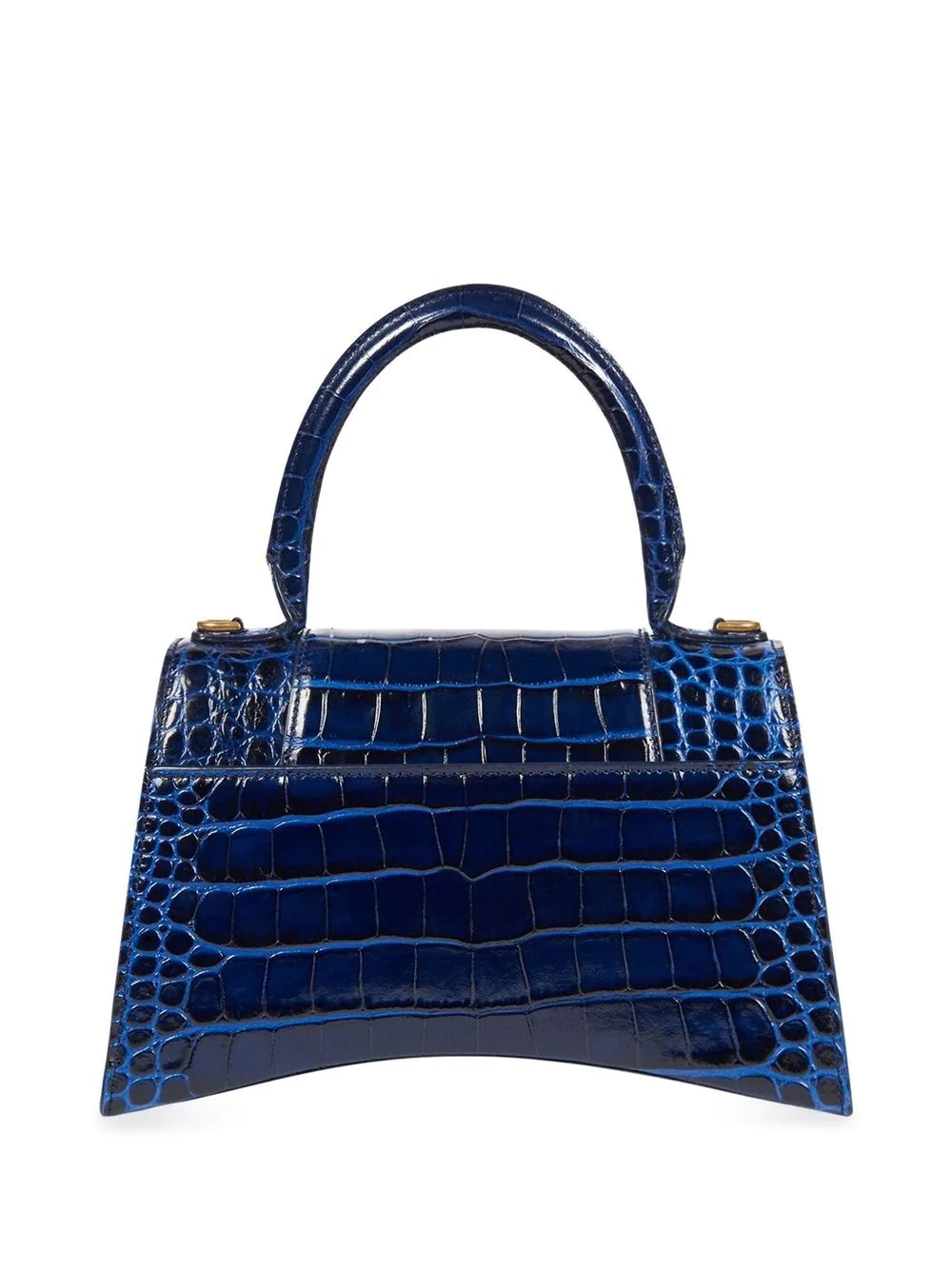 small Hourglass crocodile effect bag - 3