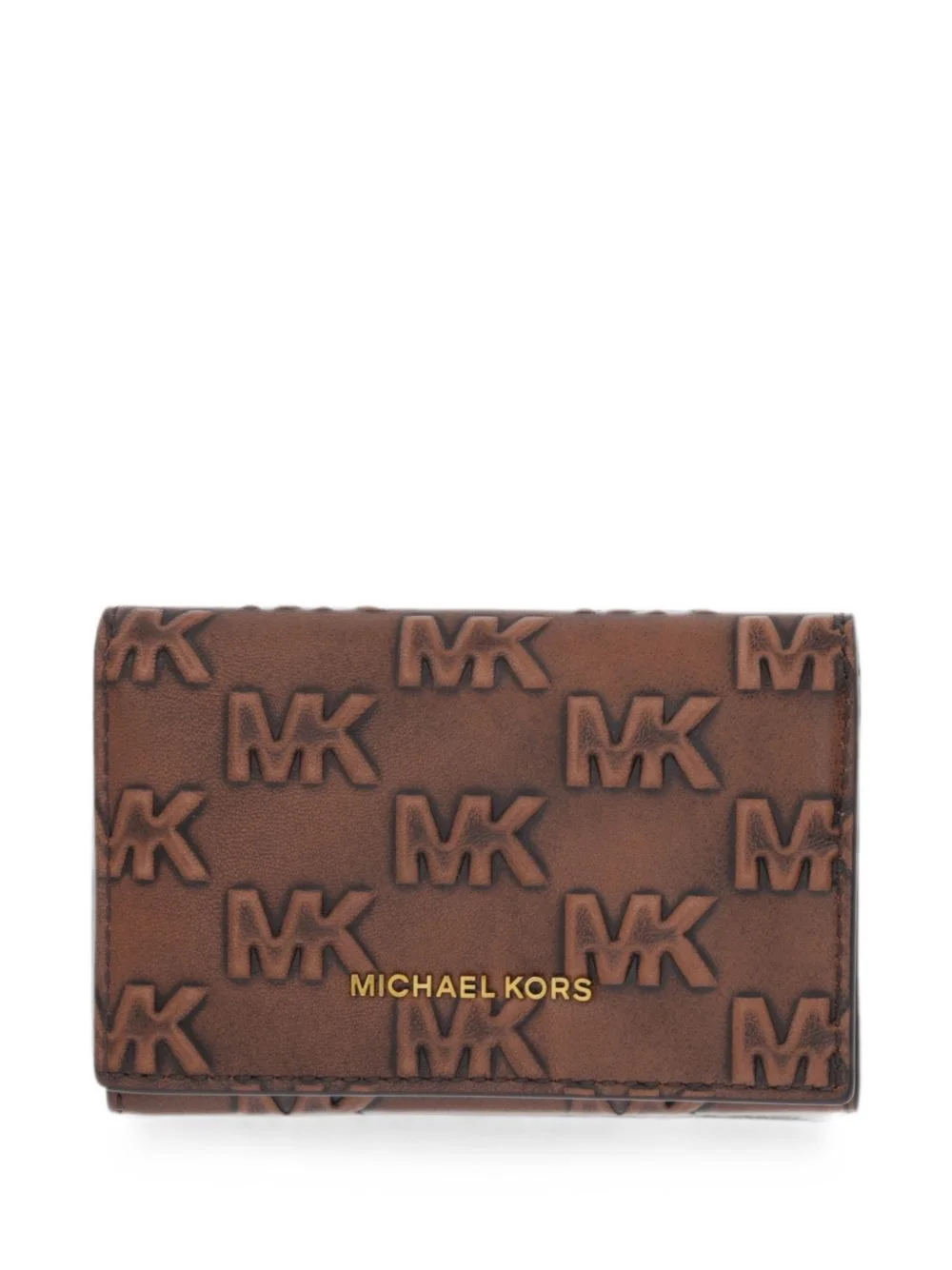 Colby logo-embossed leather cardholder - 1