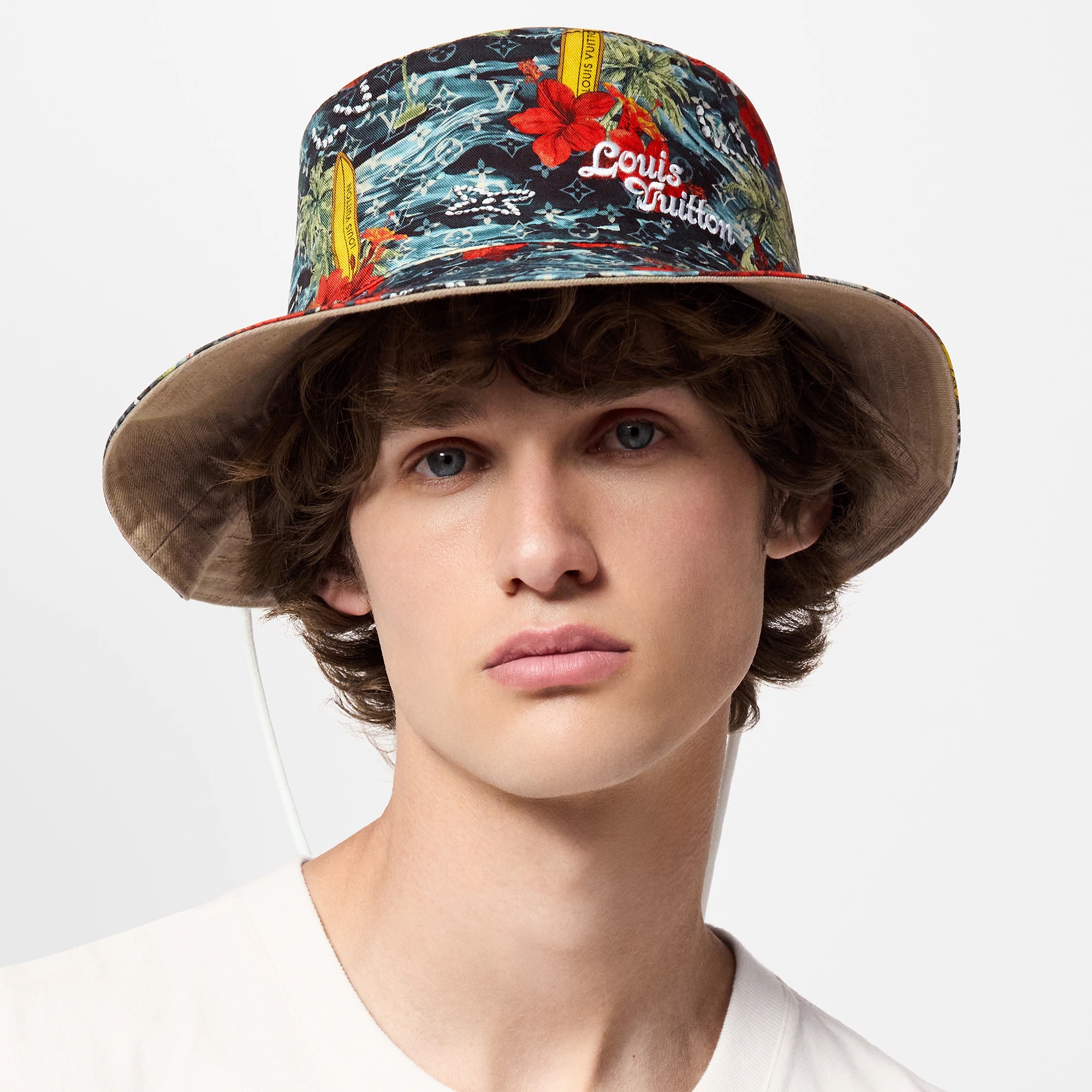 Surfin' Monogram Explorer Reversible Bucket Hat - 4