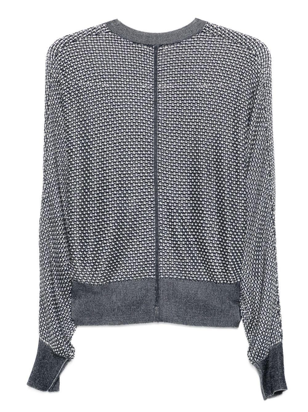 textured cardigan - 2