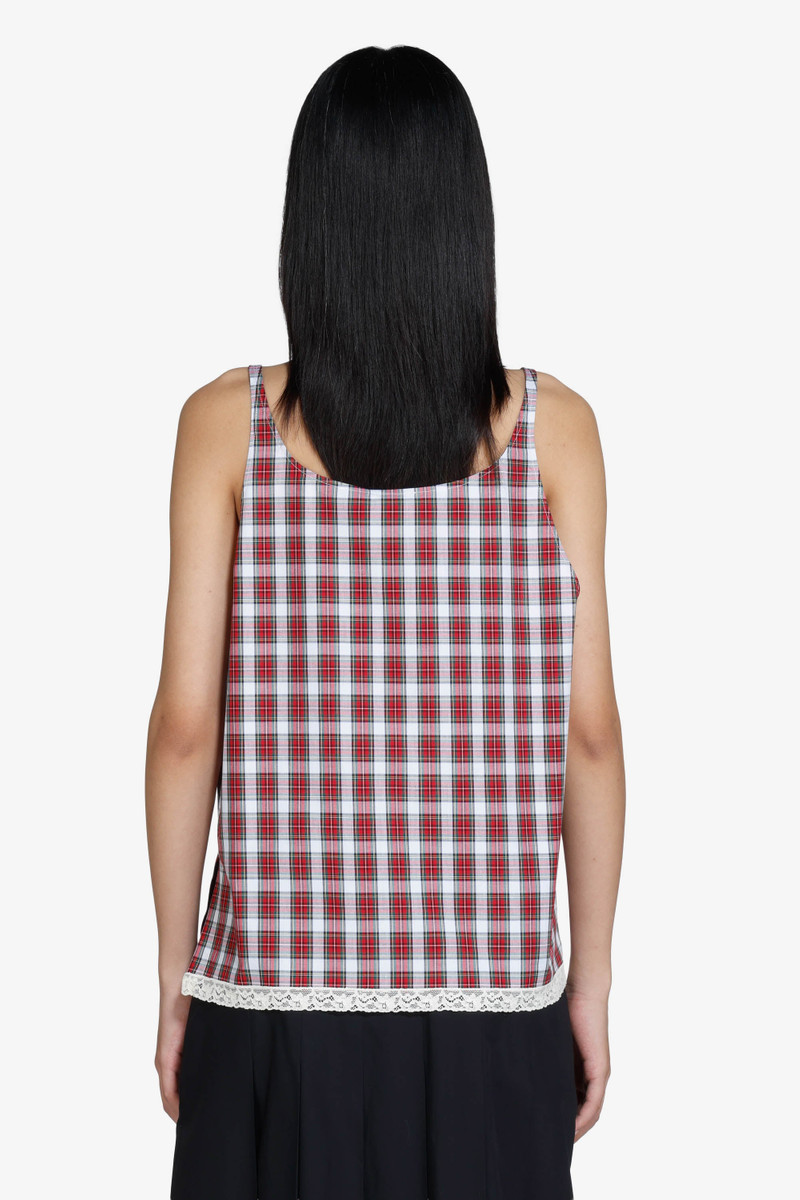 LOW-CUT CHECKED TANK TOP 3